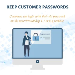 Keep customer passwords after migrating prestashop data