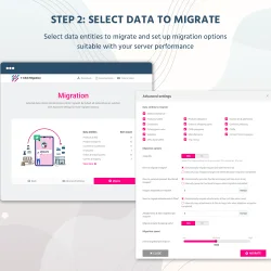 Migration step 2: Select data to migrate