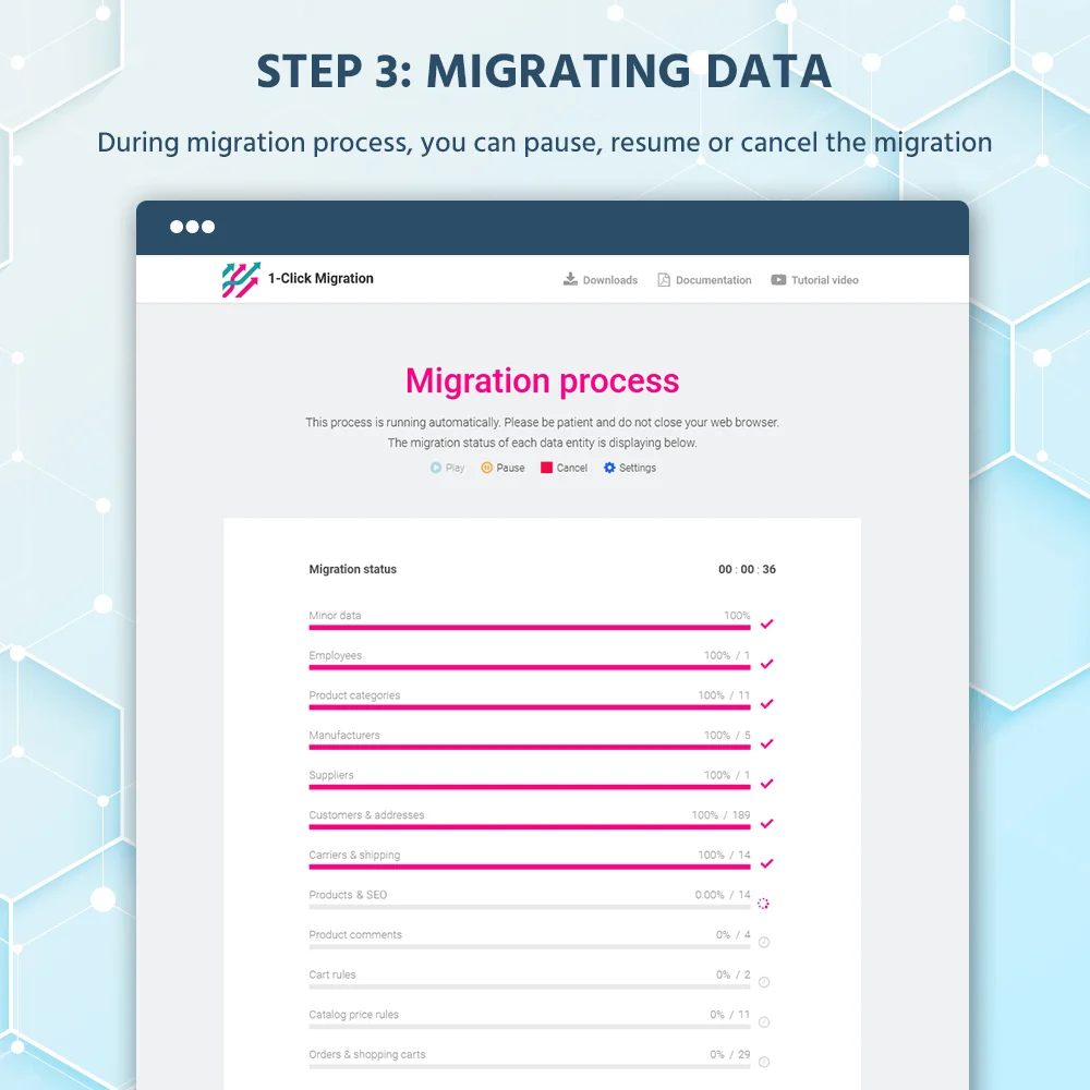 Introduce 1 Click to Migrate or Upgrade - a tool to migrate prestashop 1.7 to 8