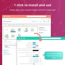 PrestaShop image slideshow module is easy to install and use