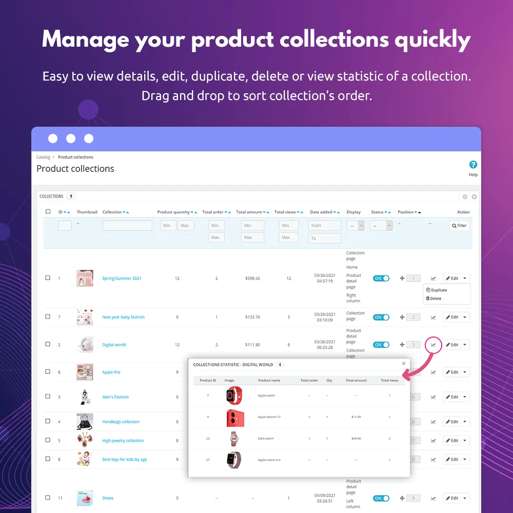 Introduce PrestaShop product showcase module