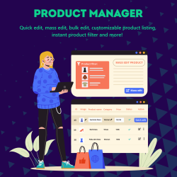 Product Manager – Bulk edit / mass edit / quick edit