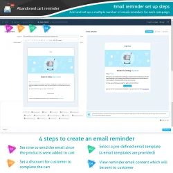 Email reminder set up steps