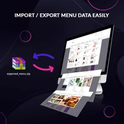 Import/export menu data easily