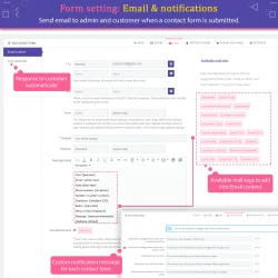 Email and notification settings