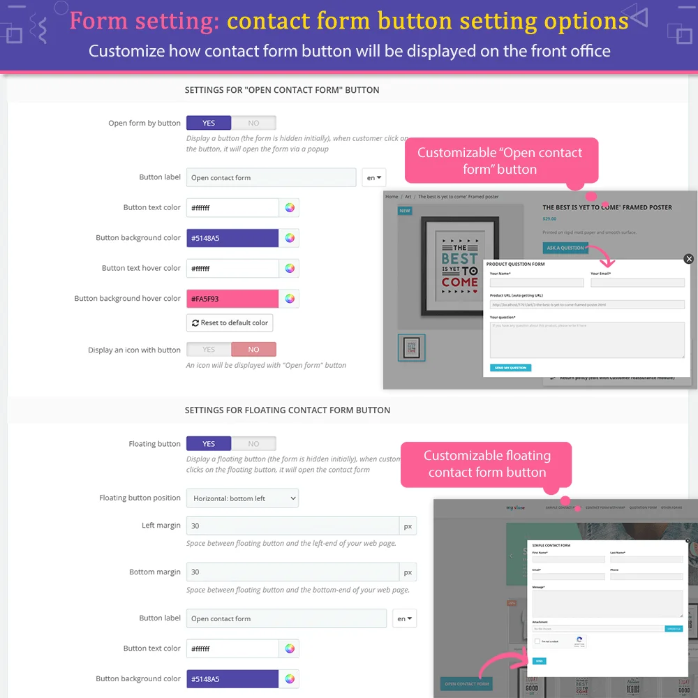 Introduce the PrestaShop contact form module