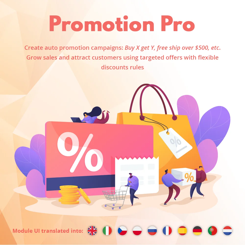 Phần mềm quản lý các chiến dịch khuyến mại nâng cao cho PrestaShop - Promotion Pro