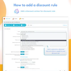 Step 3: Add a discount action for discount rule