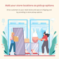 Add store locations as pickup options