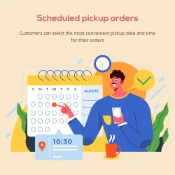 Scheduled pickup orders