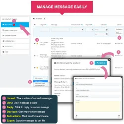 Manage message easily