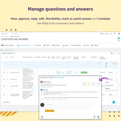 Manage questions and answers