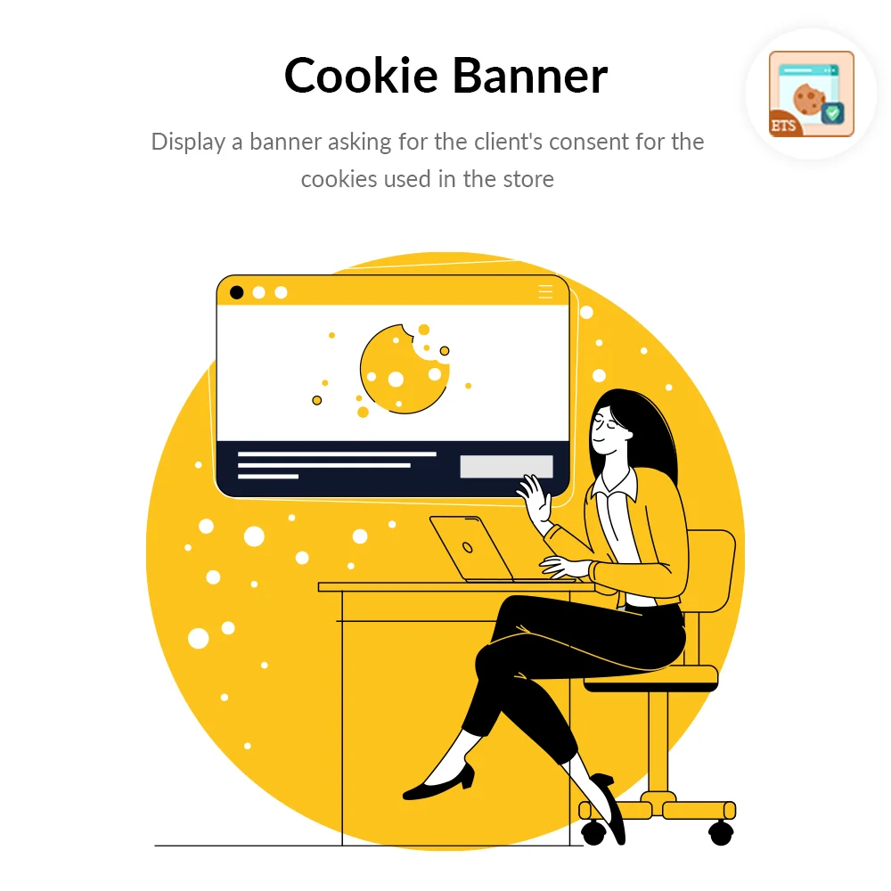 Free PrestaShop cookie banner module