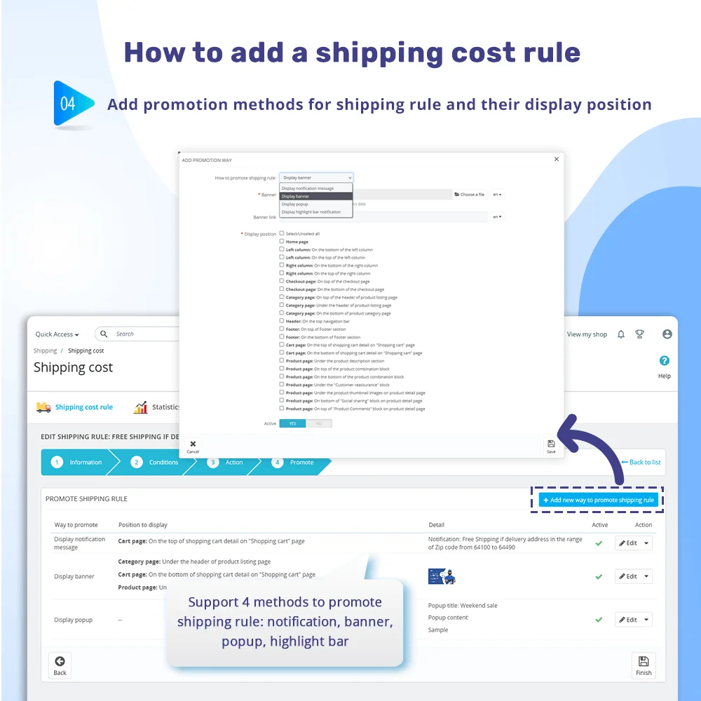Introduce PrestaShop shipping cost module