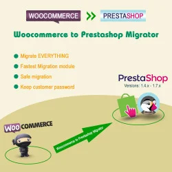 WooCommerce to Prestashop migration tool