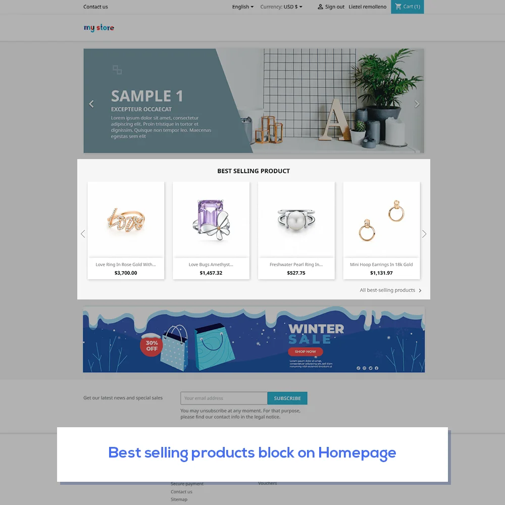 Free PrestaShop best selling product module