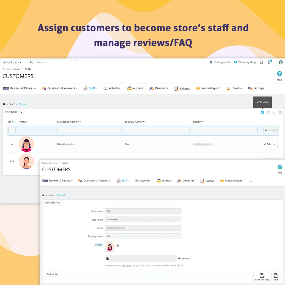 Introduce PrestaShop customer review module