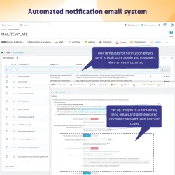 Automated notification email system