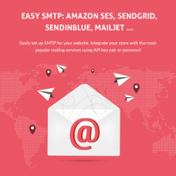 Easy SMTP: Amazon SES, SendGrid, Sendinblue, Mailjet...
