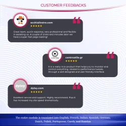 Customers' feedback about our PrestaShop page cache module