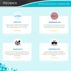 Customers' feedback about our PrestaShop location module