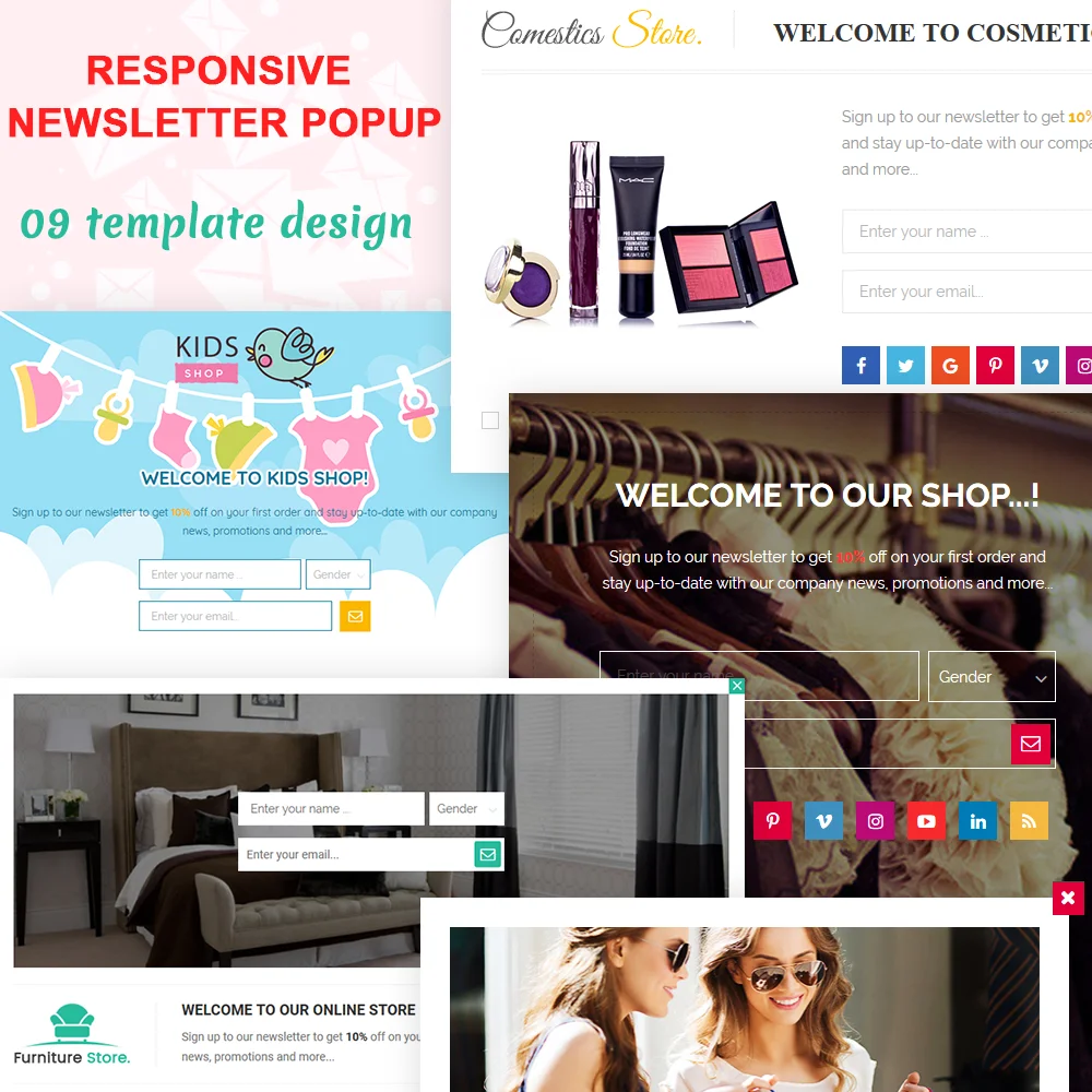 Présentation du module Popup Newsletter PrestaShop