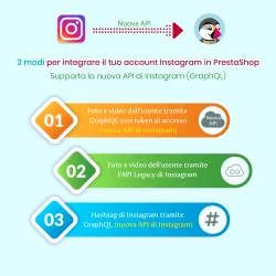 3 ways to integerate your Instagram account into PrestaShop