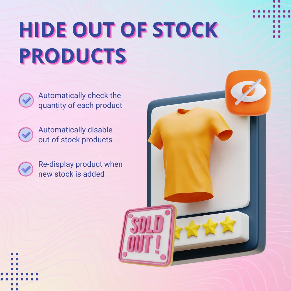 Hide out of stock products automatically