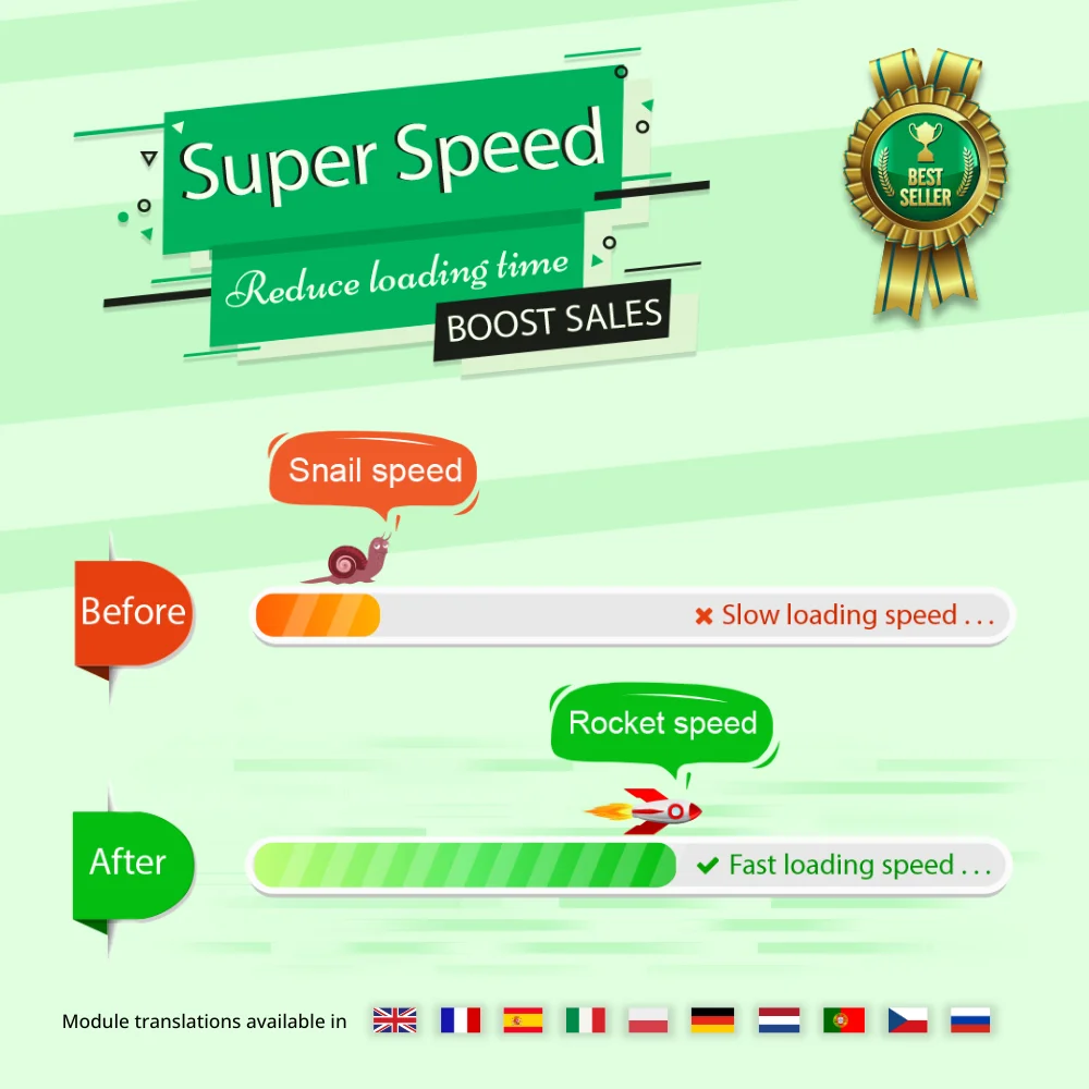 Phần mềm tối ưu tốc độ cho PrestaShop - Super Speed