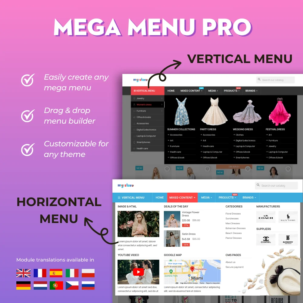 Mega Menu PRO