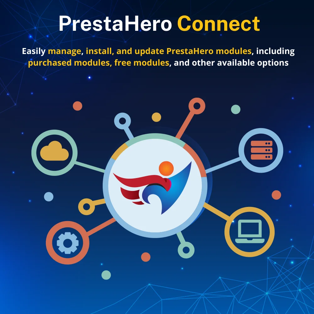 PrestaHero Connect - Quản lý và nâng cấp các mô-đun từ PrestaHero