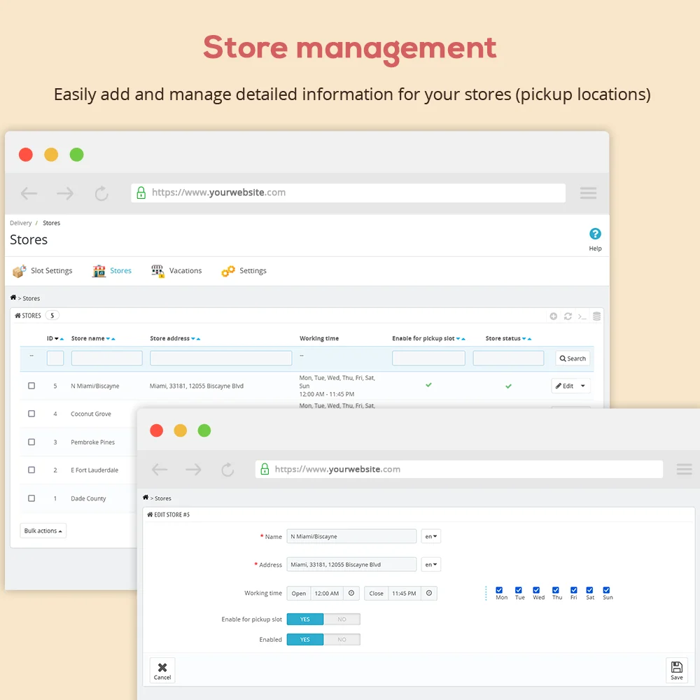 Store management