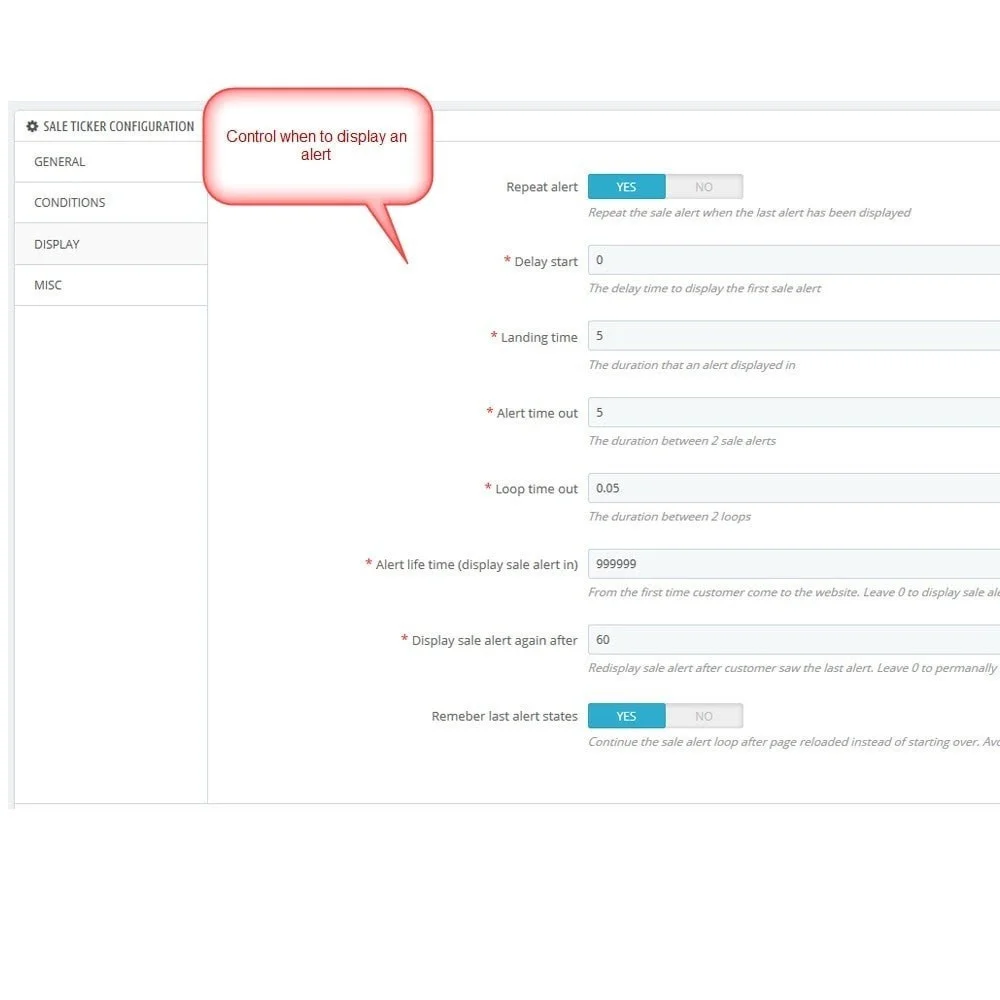 Sale Ticker – Display REAL TIME sales module