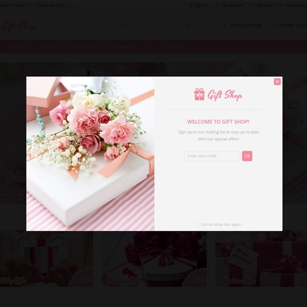 Gift shop – For gift, flower, toy & accessories stores template Gift shop – For gift, flower, toy & accessories stores template