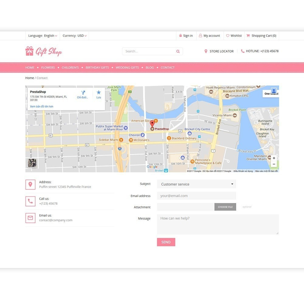 Gift shop – For gift, flower, toy & accessories stores template Gift shop – For gift, flower, toy & accessories stores template
