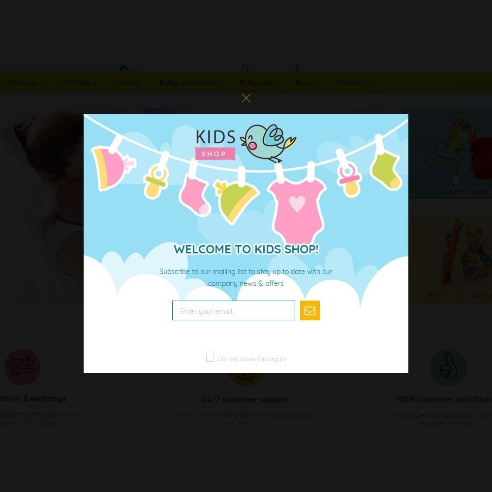 Kids Shop – All in one package Template Kids Shop – All in one package Template