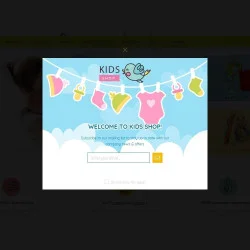 Kids Shop – All in one package Template