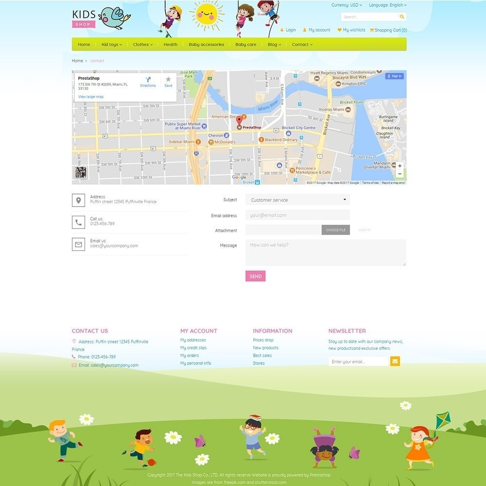 Kids Shop – All in one package Template Kids Shop – All in one package Template