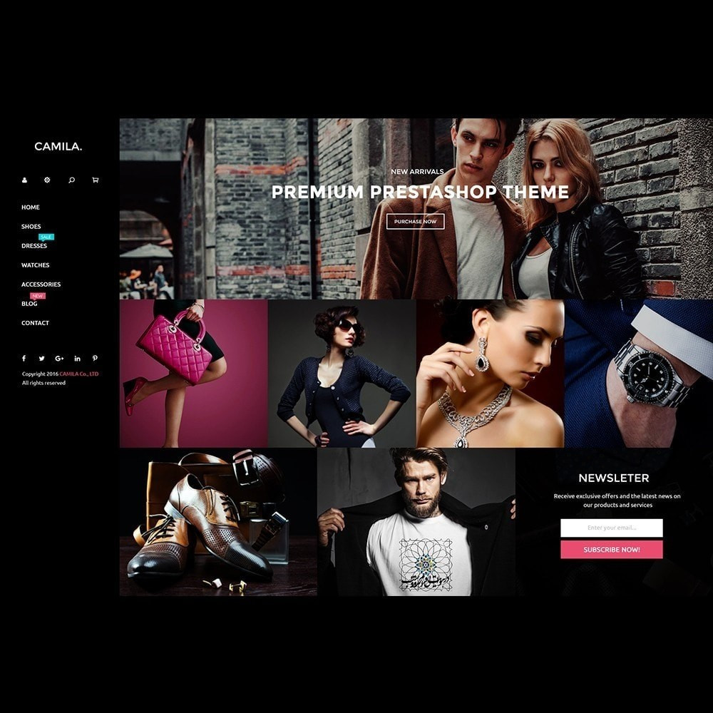 Camila – Fashion template Camila – Fashion template