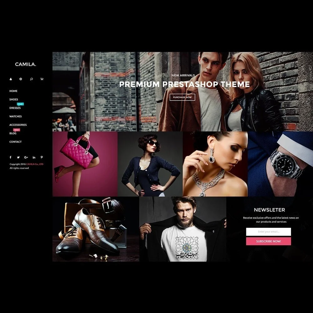 Camila – Fashion template