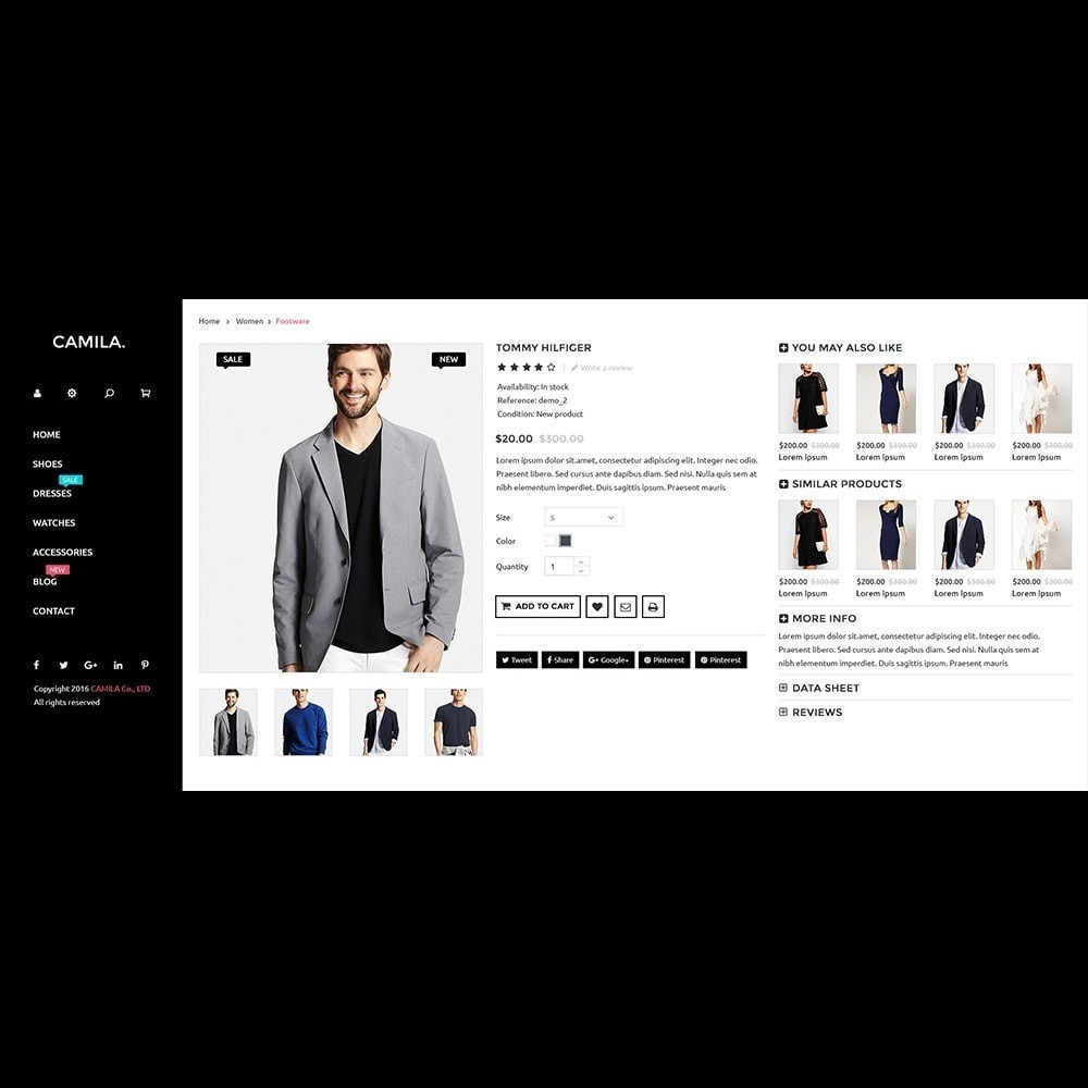 Camila – Fashion template Camila – Fashion template