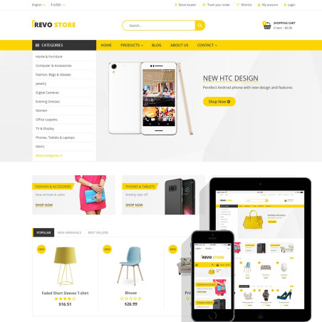 Revo Store – Fashion, digital and furniture template Revo Store – Fashion, digital and furniture template