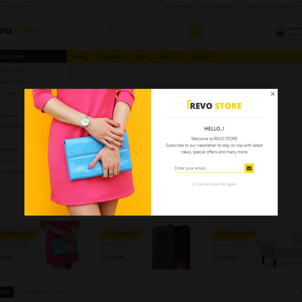 Revo Store – Fashion, digital and furniture template Revo Store – Fashion, digital and furniture template