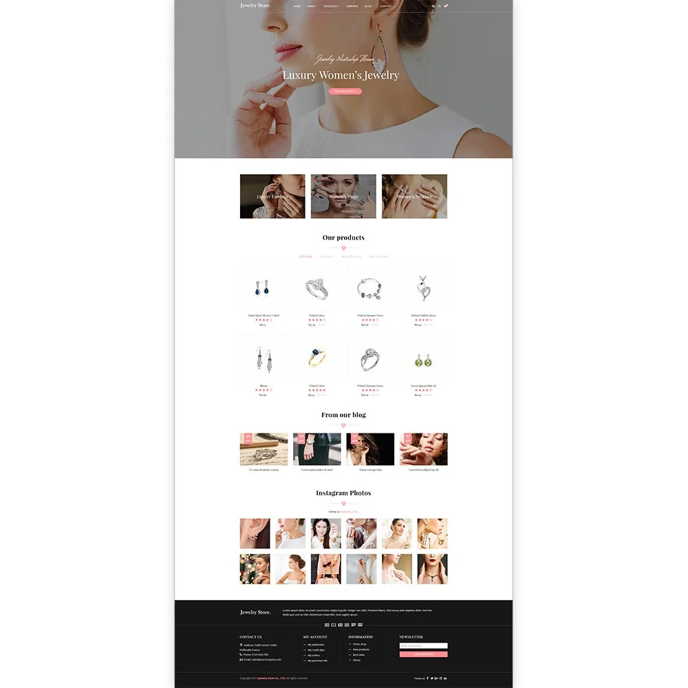 Jewelry Store – Premium Prestashop template