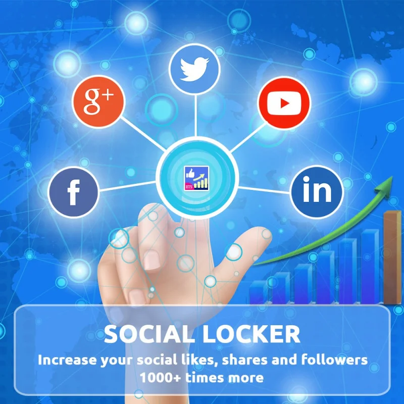 Prestashop Social Locker module