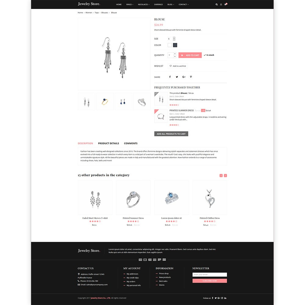 Jewelry Store – Premium Prestashop template Jewelry Store – Premium Prestashop template