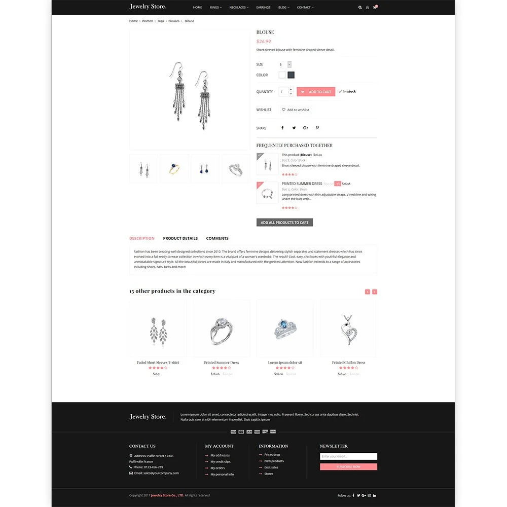 Jewelry Store – Premium Prestashop template