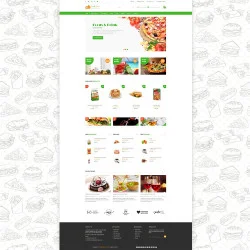 Food store – Fresh foods, drinks and fruit store template