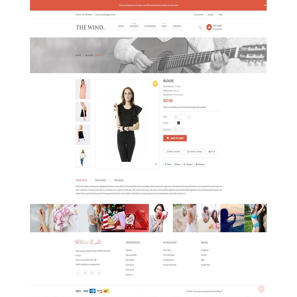 The Wind – Responsive Prestashop Theme The Wind – Responsive Prestashop Theme