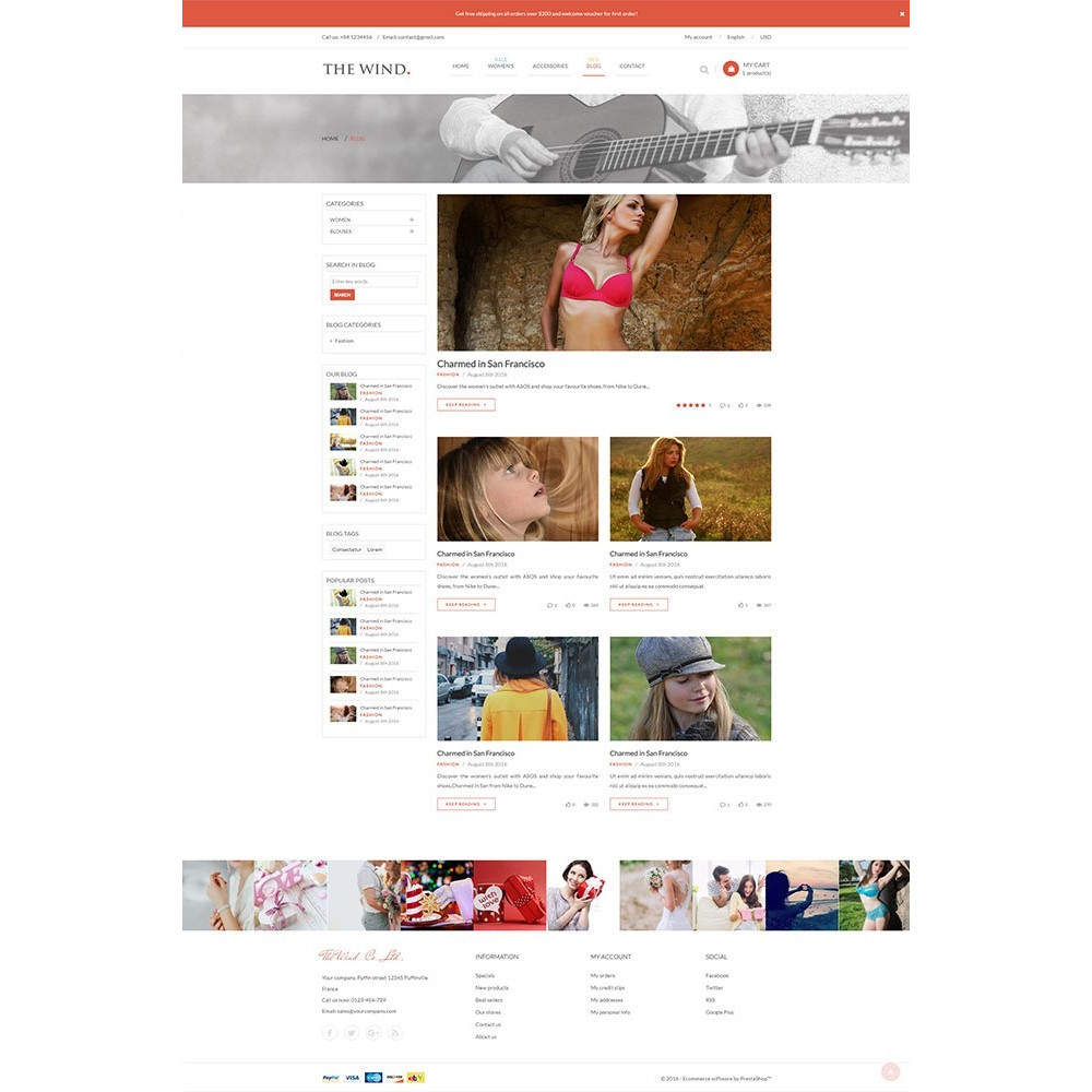 The Wind – Responsive Prestashop Theme The Wind – Responsive Prestashop Theme